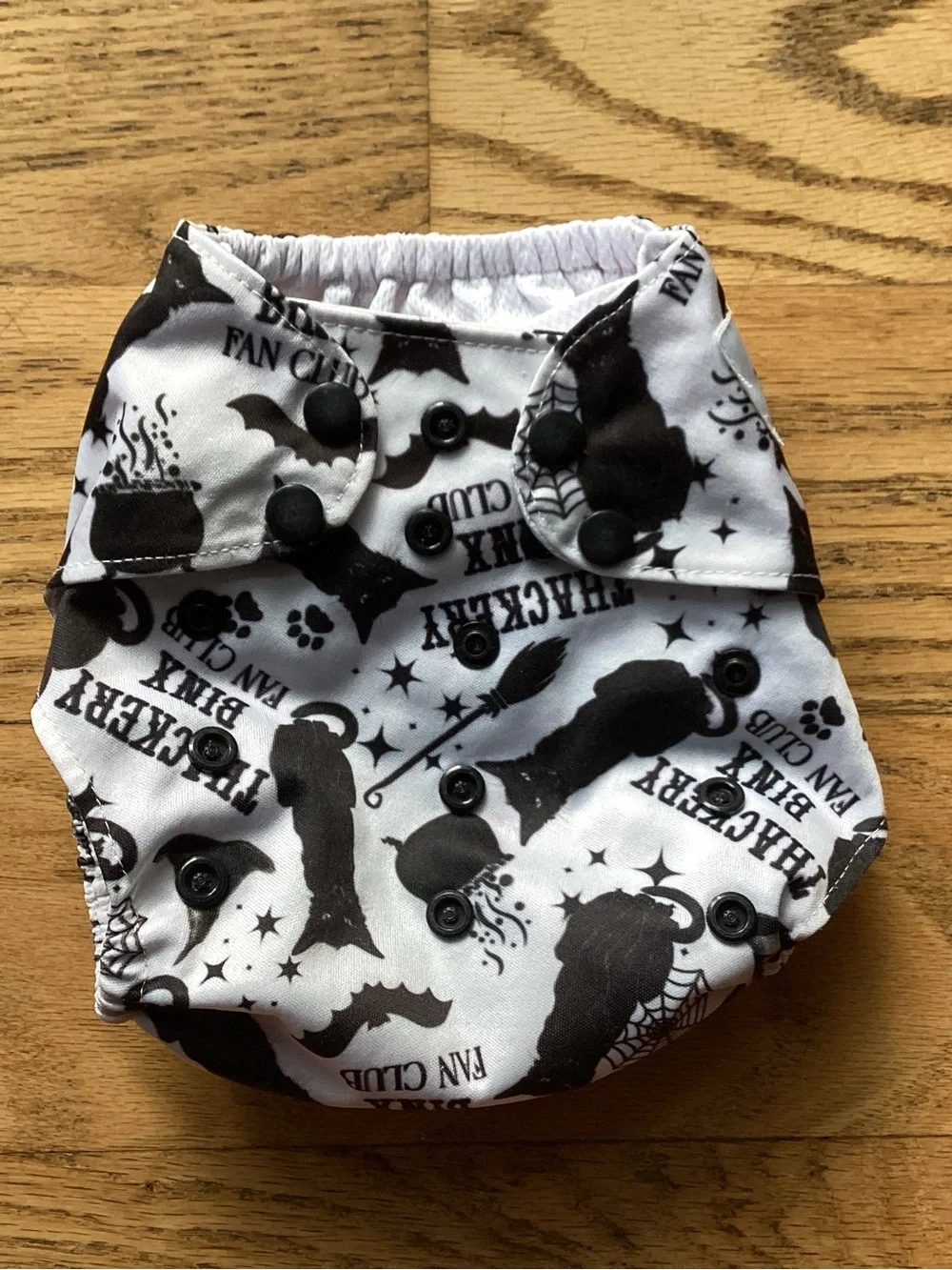 Halloween Print Orange and Black Cloth Diaper Covers - Brand: